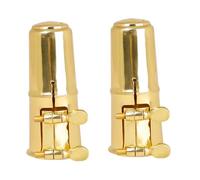 ifundom 2sets Alto Saxophone Mouthpiece Cap Clamp and Easy to Install for Saxophone Accessories and Performance Compatible Standard Mouthpieces