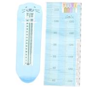 ifundom 2sets Boys and Girls Height Foot Measuring Device Shoe Sizer Growth Chart Stickers for Boy Girl Wall Accurate Feet Measure Sizer and Height Decal