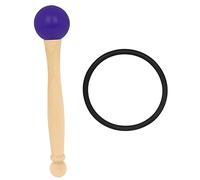 ifundom 2sets Crystal Singing Bowl Mallet with Rubber Comfortable Grip Knocking Stick for Meditation Suitable for Various Sized Crystal Bowls Lightweight and Compact Design