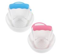 ifundom 2sets Food Grinding Bowl Set Manual Food Processor for Boy Girl Feeding Portable Mixing Bowls for Boy Girl Weaning