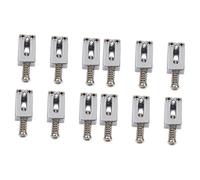 ifundom 2sets Hard Alloy Tremolo Bridge Saddles Electric Guitar 20x10mm Replacement Kit 6pcs*2