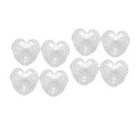 ifundom 2sets Heart Shape Plastic Moulds for Garden Durable DIY Fruit Vegetable Shaping Molds Non Stick Design for Home Decor Creative Table Presentation 4pcs*2