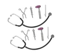 ifundom 2sets Mini Stethoscope Care Tools - Dollhouse Medical Accessories Kit Simulation Doctor Tools Dollhouse Miniature Accessories