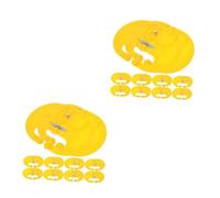 ifundom 2sets Plastic Calf Weaner Rings Livestock Cattle Weaning Tool with Rational Design Easy to Operate for Suckling Prevention 10pcs*2
