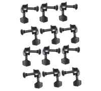 ifundom 2sets Replace Worn Guitar Tuning Pegs These 3r3l Semi-closed Vintage Style Machine Heads Metal Body for Electric Guitars 6pcs*2