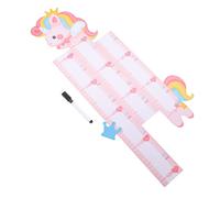 ifundom 2sets Self-Adhesive Animal Design Height Ruler Wall Decal Boy Girl Growth Chart Sticker for Nursery Bedroom Kindergarten Decor Removable and Easy to Install Height Measurement for