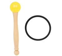 ifundom 2sets Singing Bowl Mallet Rubber Lightweight Wooden Handle Stick for Playing Sound Bowls and Percussion Instruments for Music