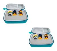 ifundom 2sets Small Guitar Plectrums with Bag Random Colors Ergonomic Design for Comfortable Grip for Folk Guitar Players Set of Picks
