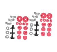 ifundom 2sets Soft Grey Cymbal Sleeves Drum Kit Silencing Pad Caja Accessories