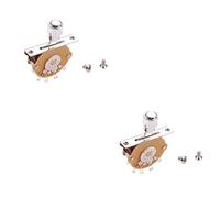 ifundom 2sets Way Guitar Pickup Lever Cap Easy to Install for Electric Guitar Lightweight Design for Musicians and Beginners