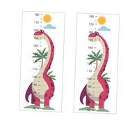 ifundom 2sheets Boys and Girls Height Measurement Chart Wall Decal Animal Design Self-Adhesive Growth Ruler for Nursery Bedroom Decor for Boy Girl Spaces Easy to Install and Fun for Boys