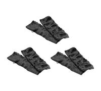 ifundom 3 Pairs Punk Fingerless Glove for Women - Black Broken Ripped Gloves Gothic Arm Warmer Torn Slit Sleeve Cover for Halloween Party Costume Prom Cosplay