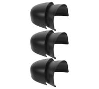 ifundom 3 Pairs Steel Toe Caps Inserts for Work Boots, Protective Safety Shoe Toe Guards with Anti-Smash and Puncture Resistance, Universal Size for Industrial and Construction Use Black