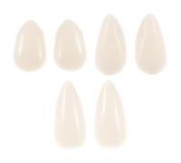 ifundom 3 Pairs Vampire Teeth Caps Realistic Fangs for Halloween Cosplay Party Props Unisex Safe Medical Resin Dentures Without Glue