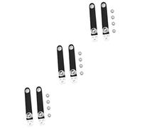 ifundom 3 Sets Bellows Belt Fittings 8.6cm Straps Bellows Belt Accessory Made of Cowhide