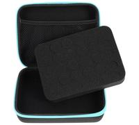 ifundom 30 Compartment Storage Bag Essential Oil Bottle Storage Bag 11.8x7.9x3.1inch Shock-Proof Portable Eva Material Travel Essential Oil Accessories Carrying Case