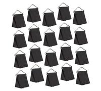 ifundom 30 Sets Triangle Ring Buckles for Trampolines V Shaped Replacement Rings with Webbing Durable Outdoor Buckles for DIY Accessories and High Strength Activities