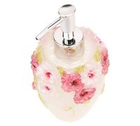 ifundom 300ml Refillable Squeeze Bottle with Elegant Light Green Resin Design, Multifunctional Portable Pump Dispenser Suitable for Lotion and Conditioner at Home Or Travel
