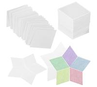 ifundom 300pcs Hexagon Paper Piecing Templates Quilting Paper Mold Small Size Patchwork Sewing Supplies for Beginners and Enthusiasts