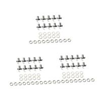 ifundom 30pcs Chrome Mono Jack Socket Connector for Guitar Endpin Jack Panel Mount Socket Nuts and Washers for Acoustic Electric Bass Guitar