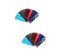 ifundom 30pcs Diy Guitar Pick Punch Sheets Celluloid Strips for Guitarists Light Medium Heavy Random Color