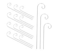 ifundom 30pcs Garden Hooks for Planters Durable Metal Shepherds Crook Stakes for Hanging Solar Lights Bird Feeders Lanterns and Garden Markers Weather Resistant Stylish Outdoor Decor