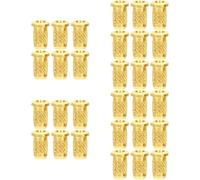 ifundom 30pcs Guitar String Ferrules for Electric Guitar Body Caps String Mounts Ferrules Buckles Accessories for Retainer