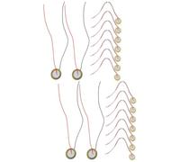 ifundom 30pcs Piezo Discs Guitar Acoustic Pickup Transducers for Enhanced Sound Wire Durable Material Suitable for Acoustic Guitars and Drums