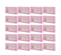 ifundom 30pcs Pink False Eyelash Organizer Paper Lash Case to Provide Enough Space and Keep False Eyelashes in Place for Storage and Travel