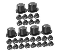 ifundom 30pcs Professional Potentiometer Control Knobs Volume Caps Guitar Knobs for Amplifier Speaker