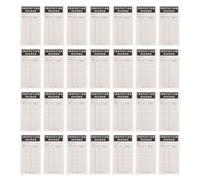 ifundom 30pcs Safety Equipment Inspection Record Labels Self-adhesive White Quality Control Stickers 5x3 Inches Strong Adhesion for Handwriting and Visible for Workplace and Machine Rooms