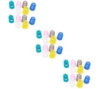 ifundom 30pcs Silicone Finger Guards for Guitarists Thumb Fingertip Stalls Acoustic Guitar Accessory Comfortable and Breathable Design Protect Fingertips during