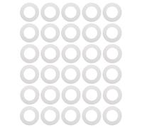 ifundom 30pcs Waxing Machine Protection Pads White Paper Hair Removal Tool Pads Serrated Design to Prevent Wax Dripping, 3 Bags Waxing Machine Accessories for Pre and Post Wax Care