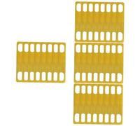 ifundom 32pcs Solid Brass Guitar Neck Shim Easy Install Compatible Heightening Gasket for Electric Guitar
