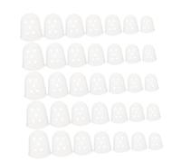 ifundom 35pcs Silicone Finger Guards for Guitar and Ukulele Transparent Color Multiple Xs While Playing Comfortable and Breathable Design