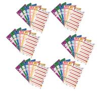 ifundom 36-sheet 6-hole Budget Planner Refill Cash Expense Tracking Sheets Multi-color Daily Budget Pads for Household Finance Management