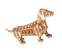 ifundom 3d Handmade Assembly Wooden Dog Puzzle Kit Educational Model Toy for Kids Preschool Learning Manual Assembling Puzzle Suitable for Children's Cognitive Development