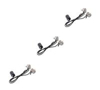 ifundom 3pcs A500k Guitar Potentiometers Split Shaft Audio Taper for Electric Guitar Wiring Harness Replaceable Audio Split Shaft Potentiometer