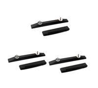 ifundom 3pcs Archtop Guitar Bridge with Thumb Wheels Saddle for Jazz Guitar Lightweight and Smooth Finish for Easy Installation