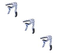 ifundom 3pcs Ballad Guitar Capo Guitar Picks Electric Wood Classical Tuner Key Trigger Capo