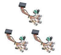 ifundom 3pcs Bass Active Preamp Circuit for Guitar Bass Line Modification Eq Preamp Circuit Guitar Tone Control Wiring Harness Music Instrument Part