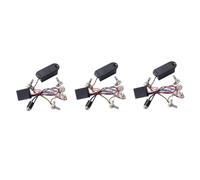 ifundom 3pcs Bass Guitar Wiring Harness Band Equalizer Preamp Circuit Tone Control Pickup Set for Active Pickup