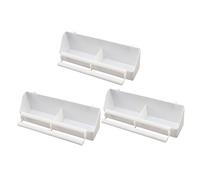 ifundom 3pcs Bird Seed Catcher Tray Bird Feeder for Window Cages Washable Reusable Bowl for