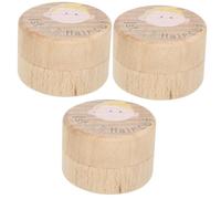 ifundom 3pcs Box Wooden Keepsake Box for Boys and Girls First Haircut Memory Storage Case for Boy Grooming Essentials