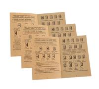 ifundom 3pcs Chinese Mahjong Learning Guidebook Handbook for Beginners Quick Reference Guide to Mahjong Rules and Strategies for Chinese Game