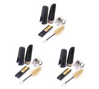 ifundom 3pcs Clarinet Cleaning Kit with Brush Lightweight Mouthpiece Cleaner for Clarinet Black and Accessories Convenient for Musicians Fits Case