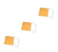 ifundom 3pcs Clarinet Piccolo Flute Saxophone Microfiber Cleaning Cloth Yellow for inside Tube Maintenance Soft Instrument Care