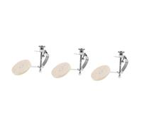 ifundom 3pcs Drum Dampening Pad for Snare Drum Muffler Accessory to Minimize Noise for Comfortable Practice Sturdy Plated Material for Drummers Seeking Silent Play