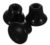 ifundom 3Pcs Drum Rubber Feet, Replacement Rubber Feet Drum Stand Percussion Instrument Parts, 3.7cm x 3.5cm