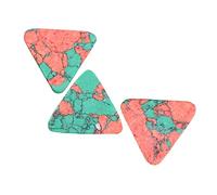 ifundom 3pcs Ergonomic Guitar Picks Guards Bass Picks for Comfortable Playing Smooth for Guitars and Instruments Creative Gemstone Design Emerald